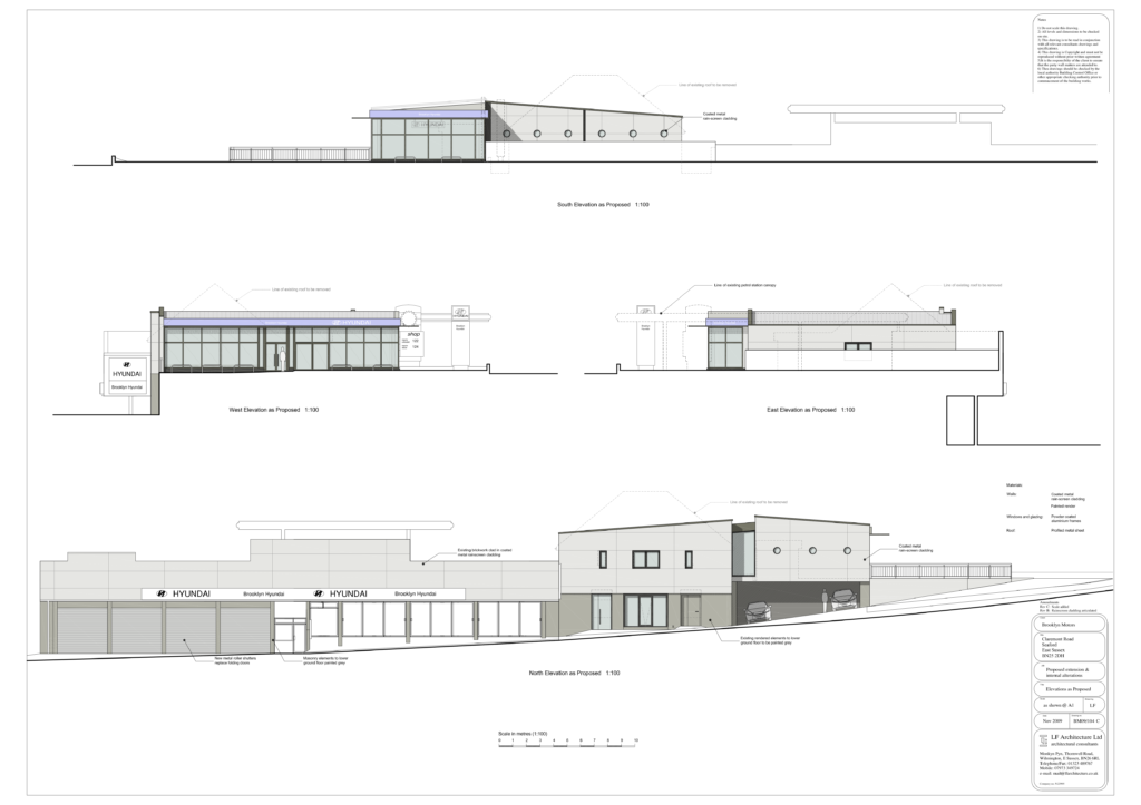 104C elevations as proposed