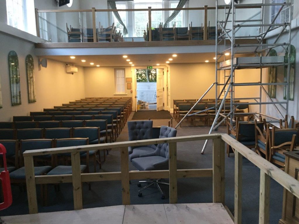 Renovation and installation of mezzanine extension to Chapel