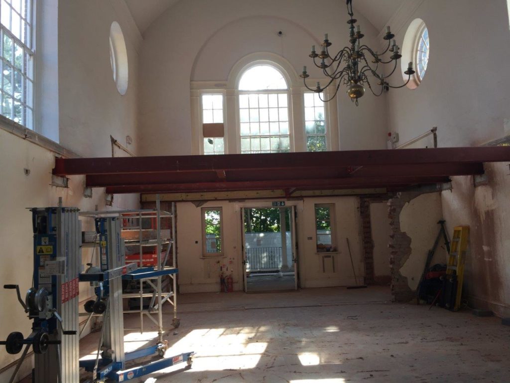 Renovation and installation of mezzanine extension to Chapel