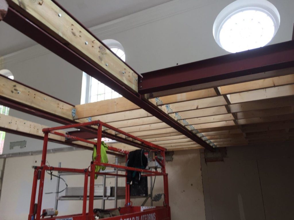 Renovation and installation of mezzanine extension to Chapel