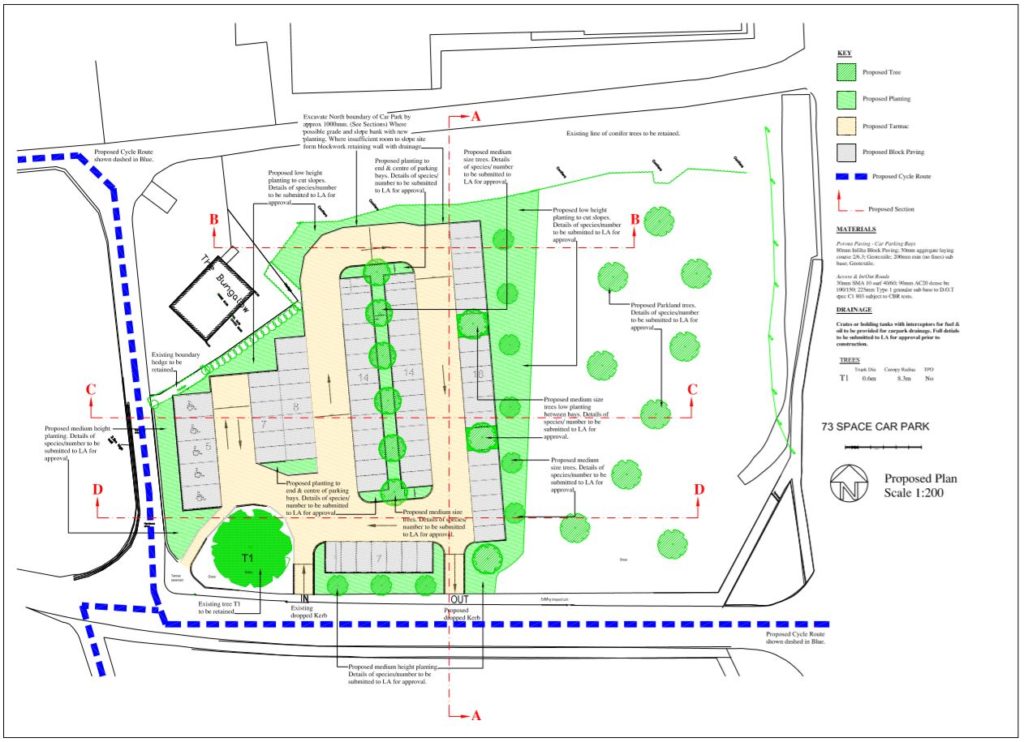 Additional car parking